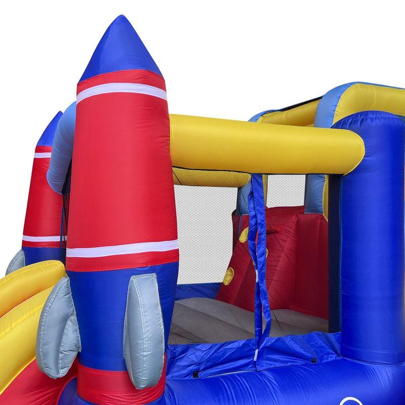 12' x 13' Rocket Bounce House with Slides and Air Blower