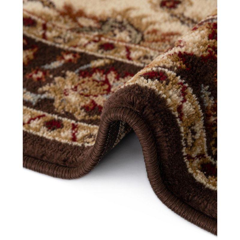 Unique Loom 4' 1 x 4' 1 Square Cream Voyage Springfield Area Rug