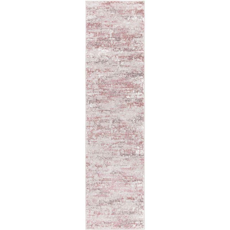 Meadow 500 MDW585 Power Loomed Indoor Runner Rug - Beige/Pink - 2'x7' - Safavieh