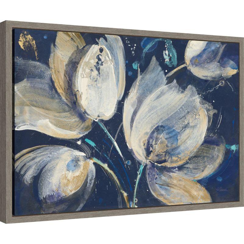 Amanti Art Midnight Garden by Albena Hristova Framed Canvas Wall Art