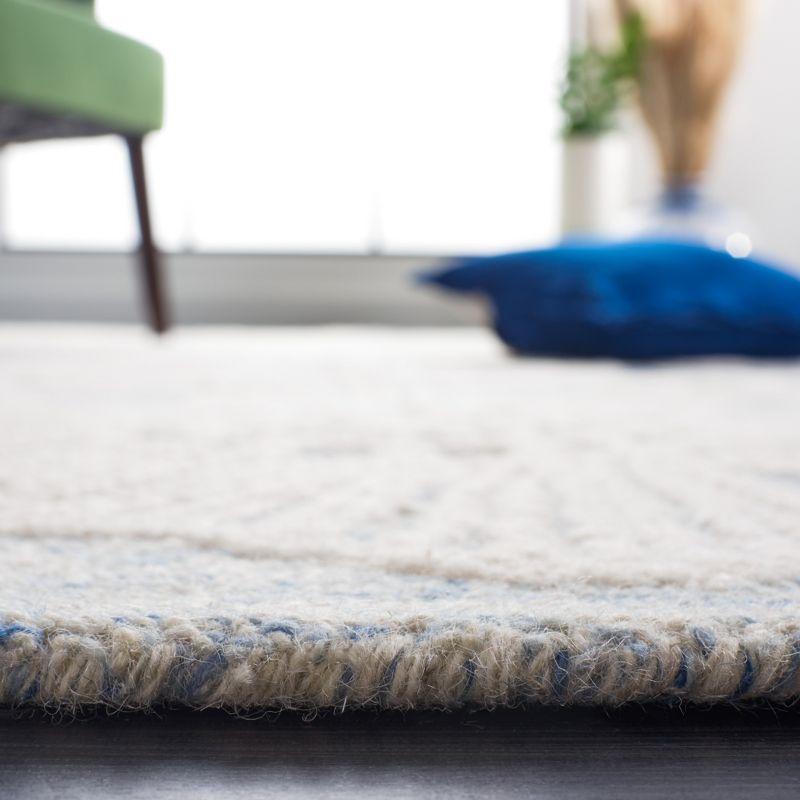 Jardin JAR727 Hand Tufted Area Rug - Blue/Ivory - 4'x6' - Safavieh.