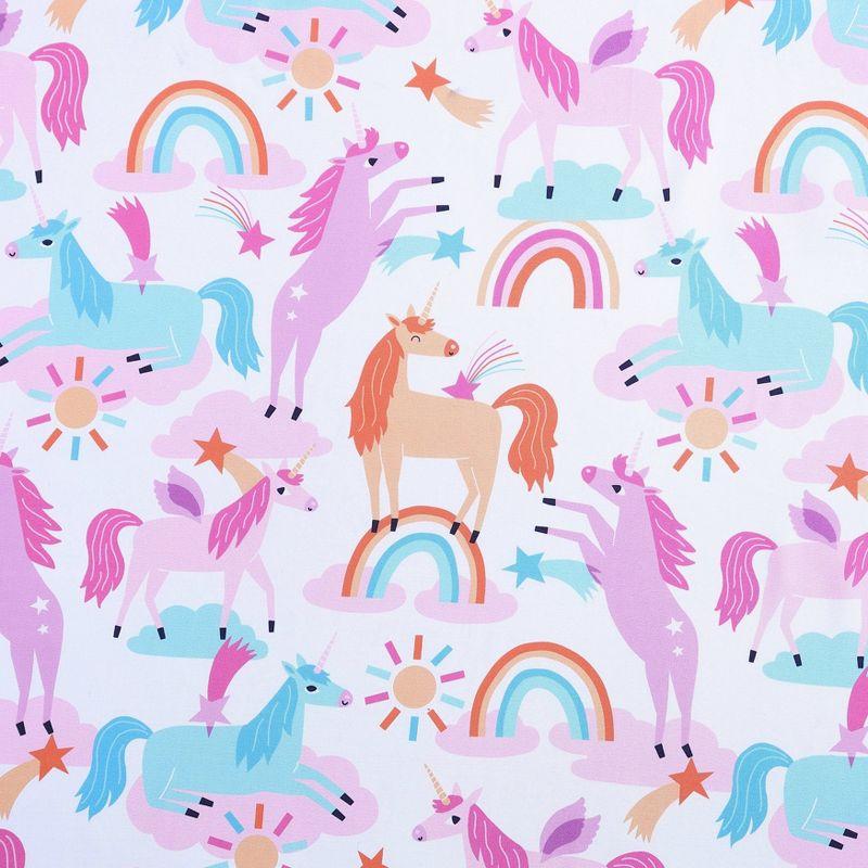 Unicorn Pink Microfiber Sheet Set