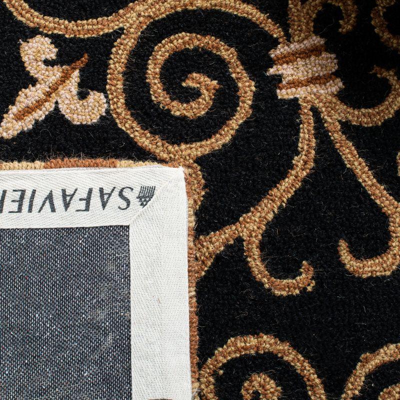 Chelsea HK11 Handmade Accent Rug - 2'6"x4' - Black - Safavieh