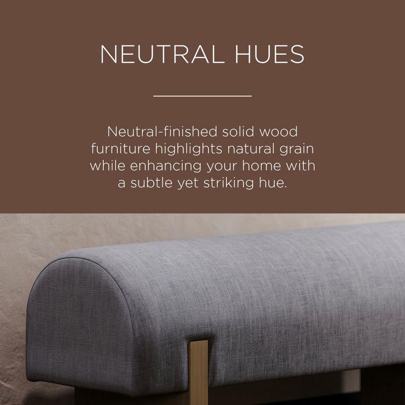 Maven Lane Juno Modern Upholstered Wooden Bench