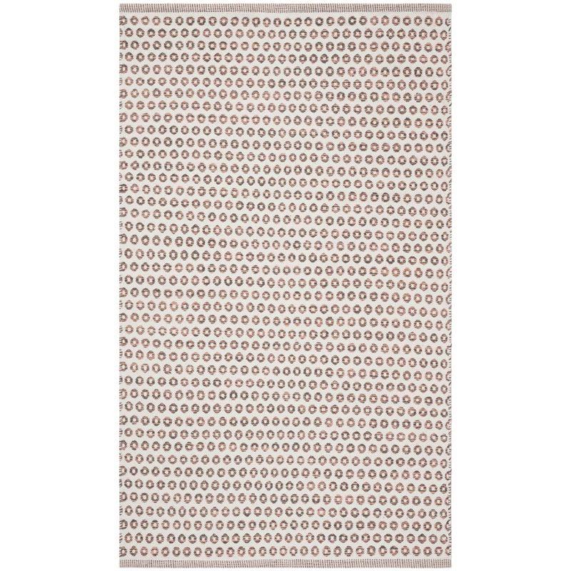 Montauk MTK616 Hand Woven Indoor Accent Rug - Charcoal/Peach/Ivory - 3'x5' - Safavieh
