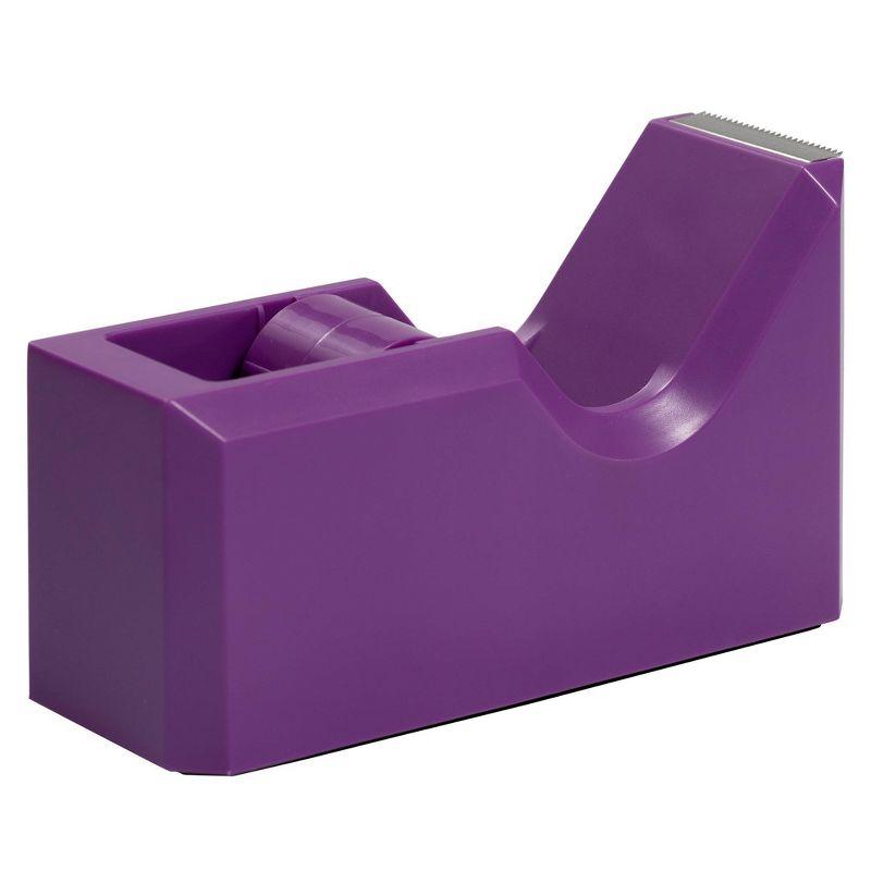 JAM Paper Colorful Desk Tape Dispensers - Purple