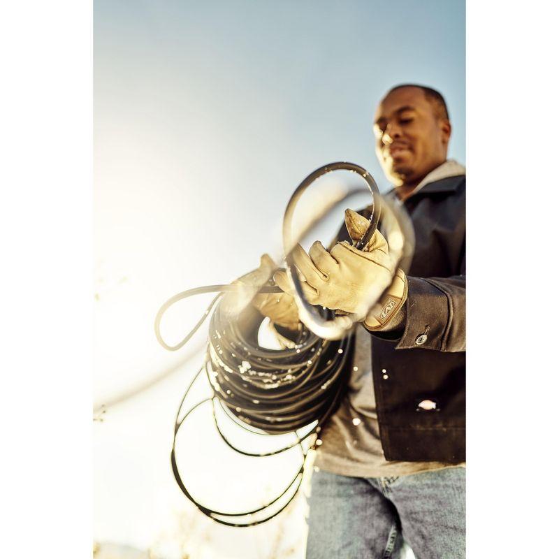 LifeSupplyUSA 10ft Power Extension Cord Outdoor & Indoor Waterproof Cable SJTW 16G 13A 125V 1625W 16/3 ETL Listed Black (1 Pack)