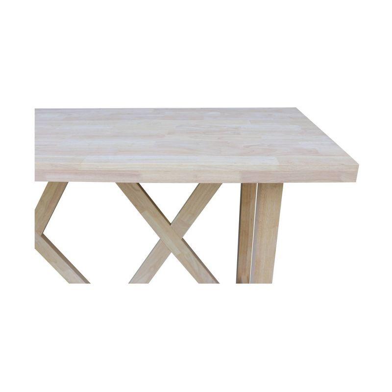 Eco-Friendly Solid Para Wood Bar Height Dining Table