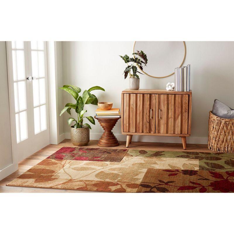 Home Dynamix Amelia Contemporary Geometric Floral Area Rug