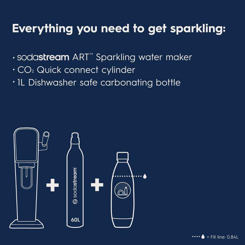 Sodastream Art Sparkling Water Maker With Co2 And Dws Bottle