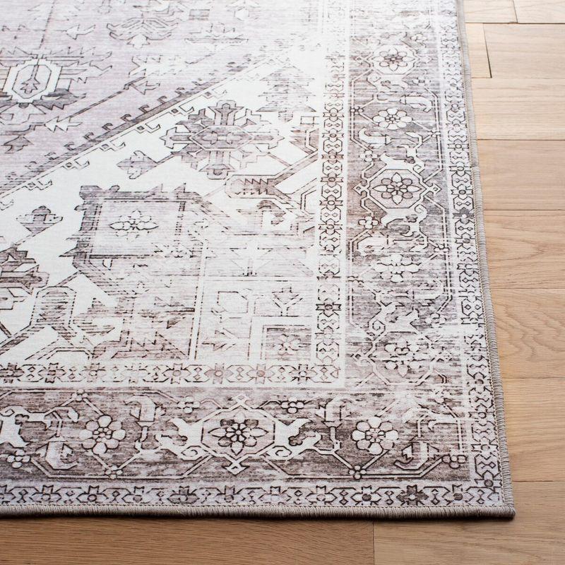 Tucson Vintage Persian TSN102 Power Loomed Machine Washable Skid-Resistant Indoor Area Rug - Beige/Grey - 8'x10' - Safavieh