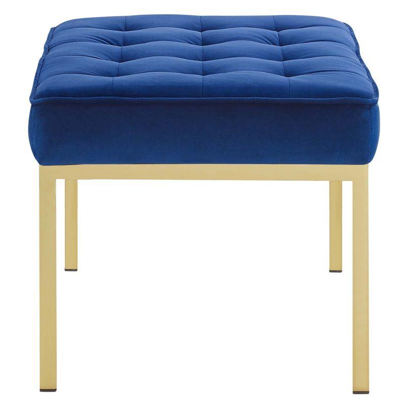 Modway Loft Tufted Vegan Leather Bench by Modway