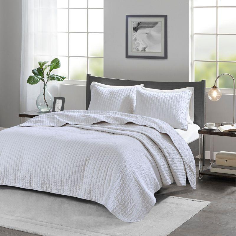 Madison Park Mitchell Reversible Coverlet Set