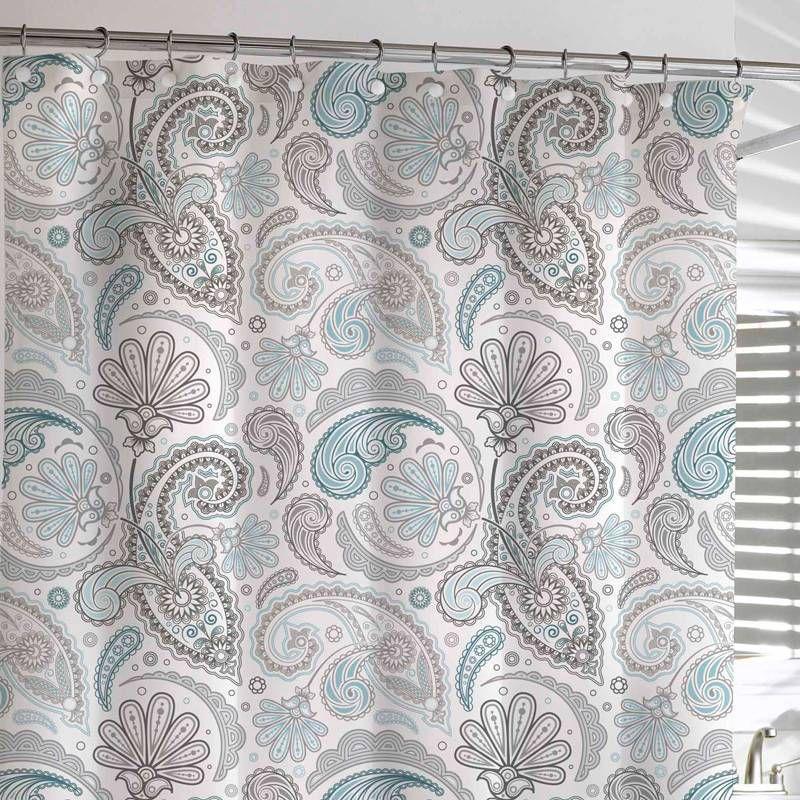 Pleven Cotton Paisley Shower Curtain