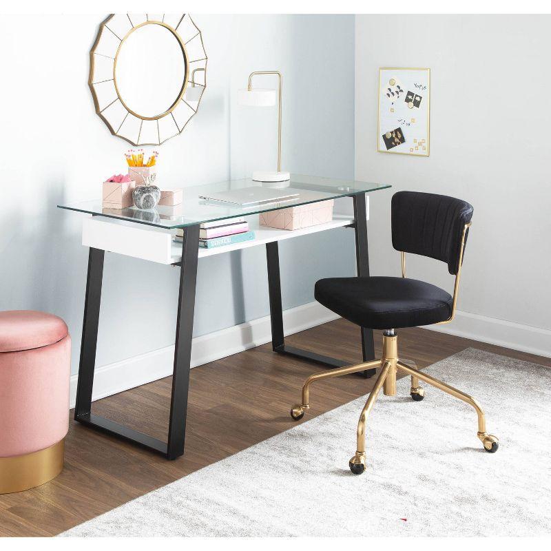 Emmy Gilded Desk Chair