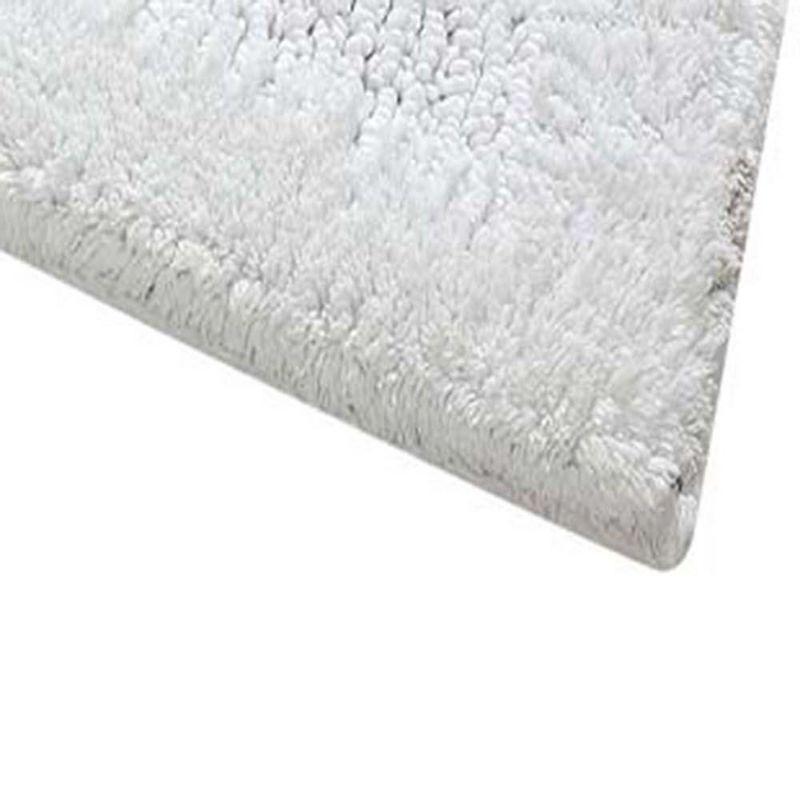 Knightsbridge Naples 220 GSF Non Skid Back Bath Rug 21 x 34 - White