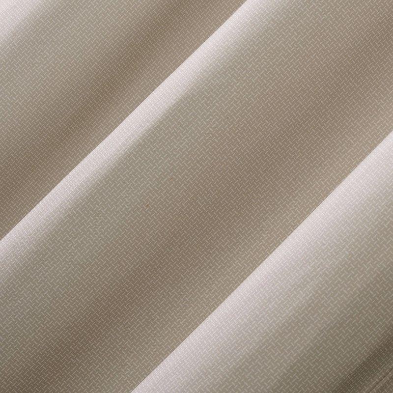 84"x40" Lindstrom Textured Draft Shield Fleece Insulated Energy Saving Grommet Top Room Darkening Curtain Panel Beige - No. 918