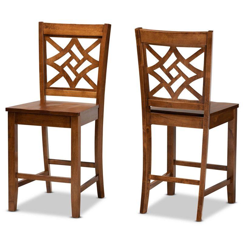 Arash Solid Wood 24.2" Counter Stool