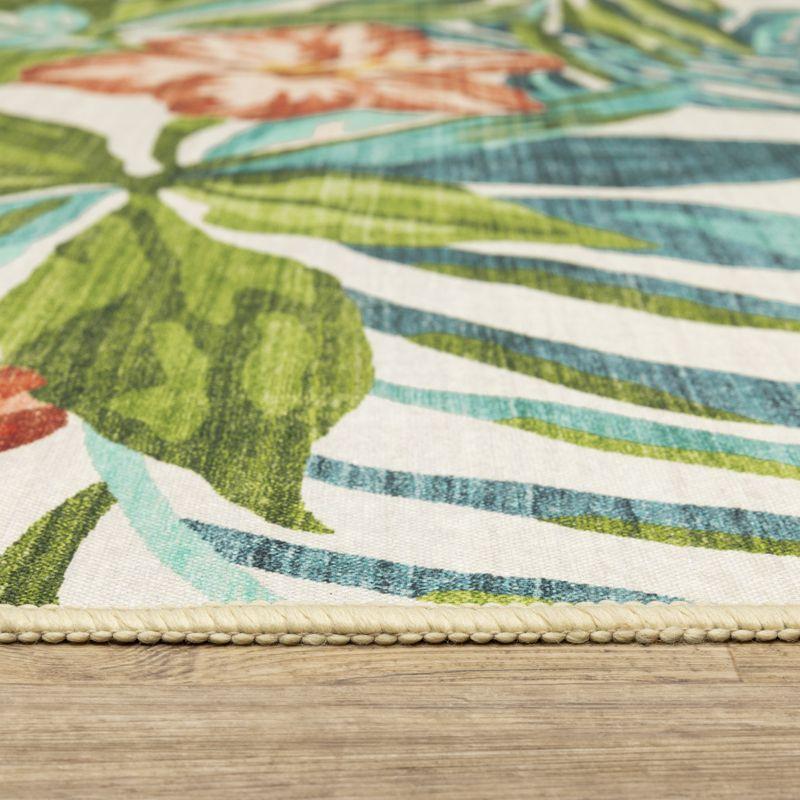 Oriental Weavers Fiji FIJ08 Beige/ Multi Indoor/Outdoor Area Rug - 5' x 7'