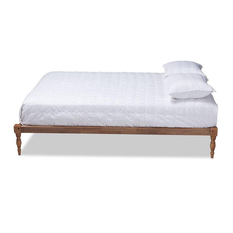 Iseline Finished Wood Platform Bed Frame - Baxton Studio