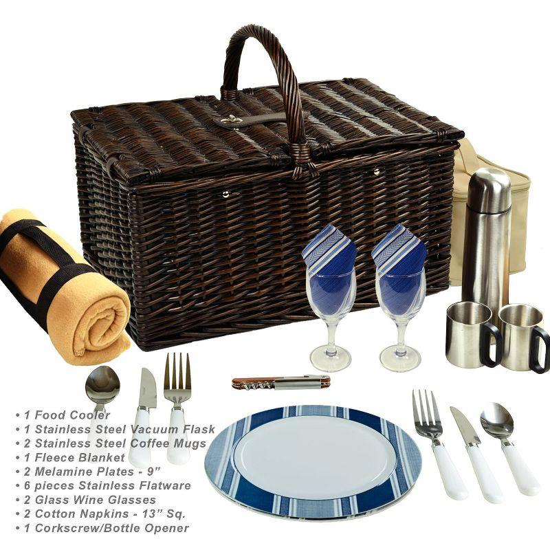 Picnic at Ascot Surrey Wicker Picnic Basket