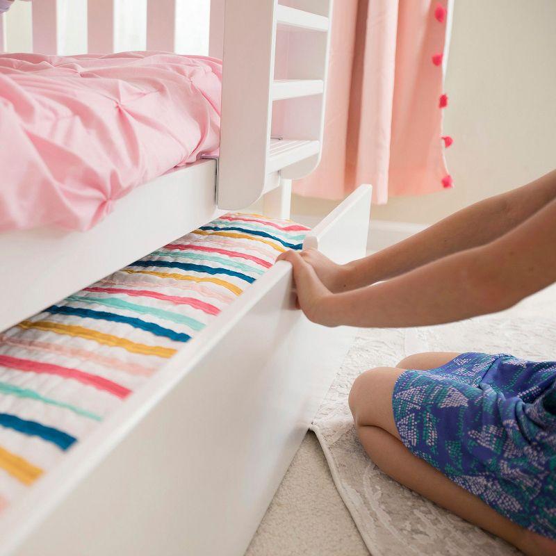 Max & Lily Twin over Twin Bunk Bed with Trundle