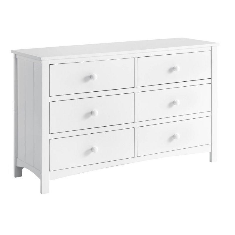 Snow White Double Dresser with Extra Deep Drawers