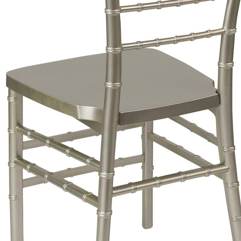 Flash Furniture HERCULES PREMIUM Series Champagne Resin Stacking Chiavari Chair