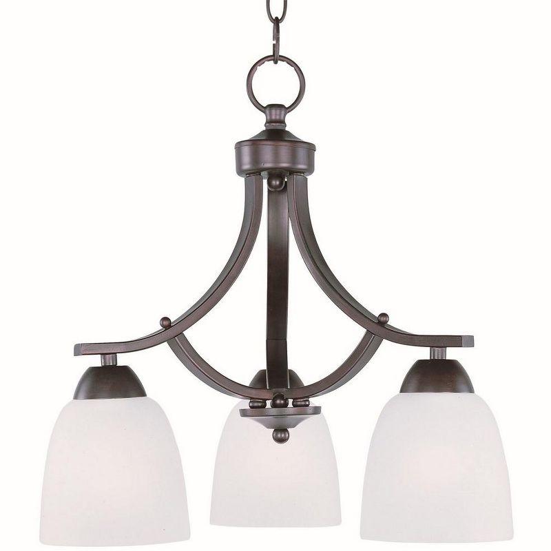 Maxim Lighting Axis 3 - Light Chandelier in  Oil Rubbed Bronze