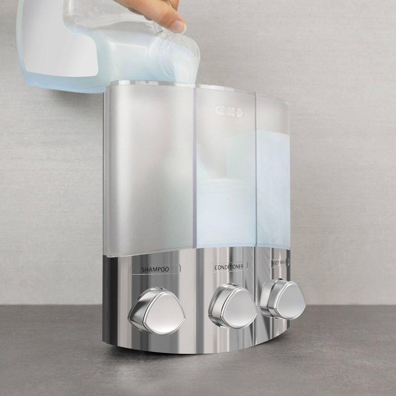 Better Living Products Shower Dispenser Chrome Buttons