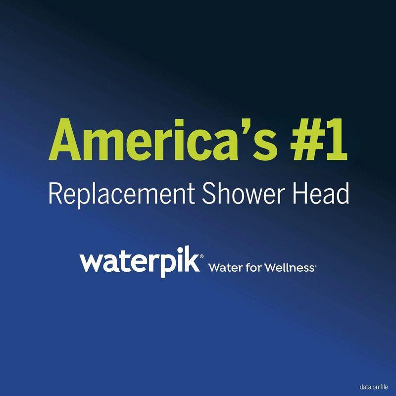 Waterpik EcoFlow Hand Held Shower Head 4-mode Chrome : Microfiber, Machine Washable, Non-Slip Backing