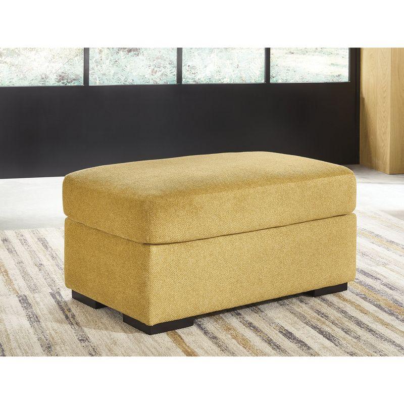 Signature Design by Ashley Keerwick Modern Ottoman, Sunflower Yellow