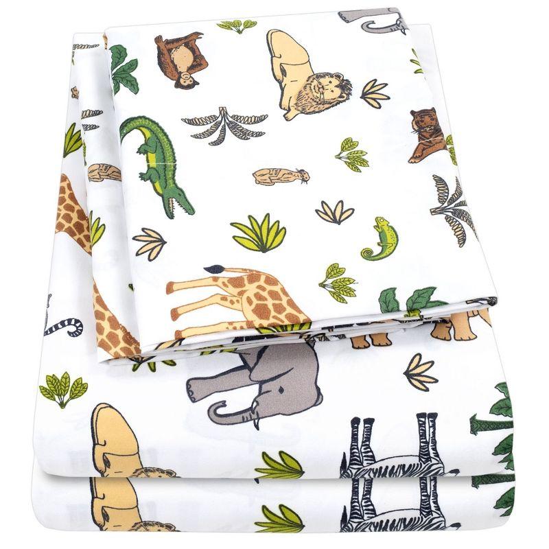 Wild Kingdom Microfiber Kids' Sheet Set By Sweet Home Collection®