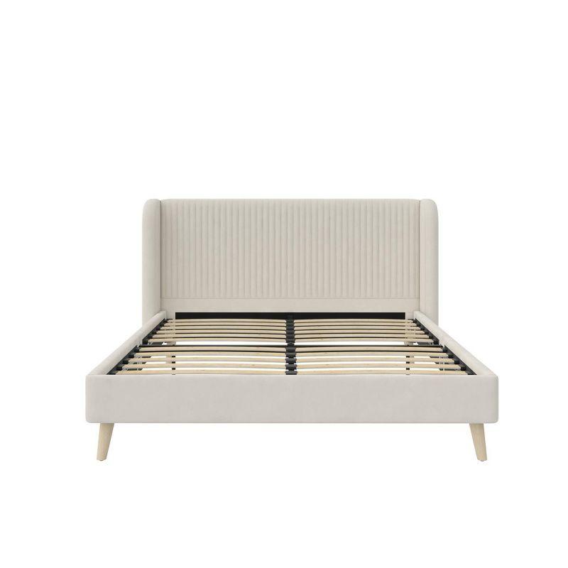Holly Queen Size Upholstered Platform Bed