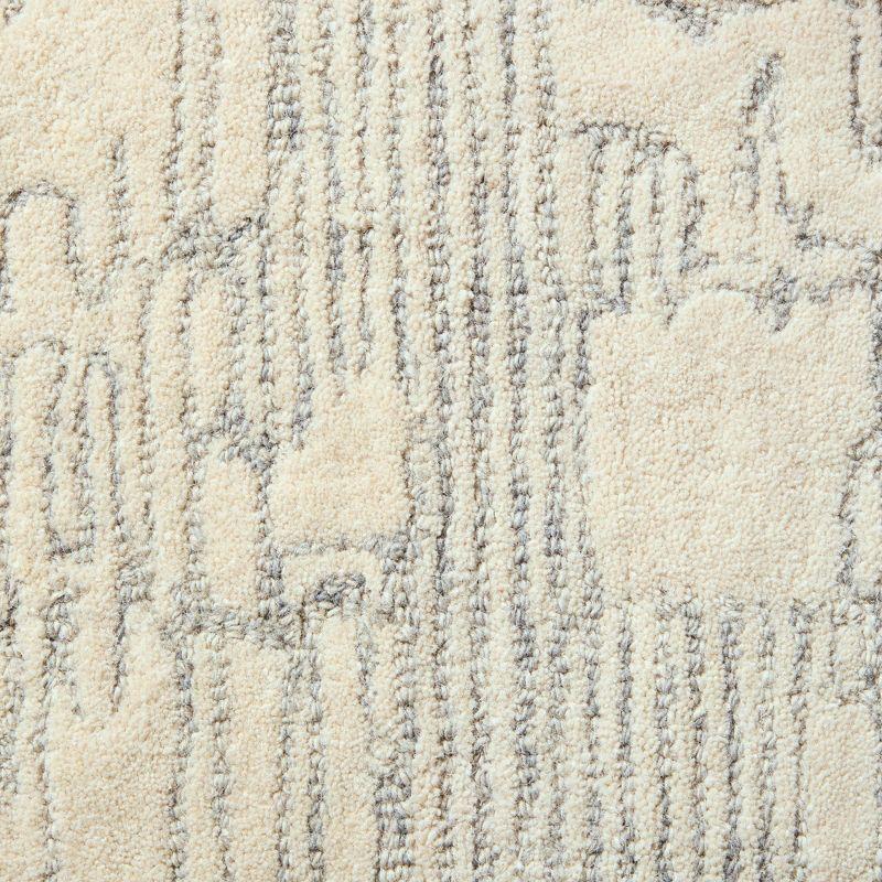 Town & Country Luxe Remin Abstract Line Art Handcrafted Area Rug Beige/Blue