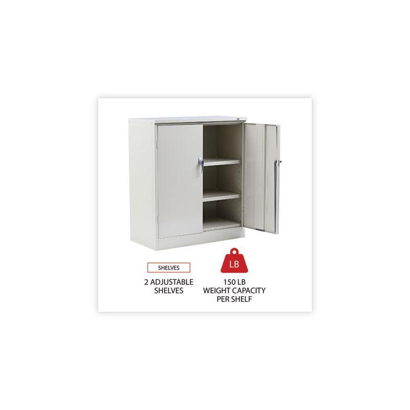 Alera® Assembled 42" High, 2 Shelf Storage Cabinet