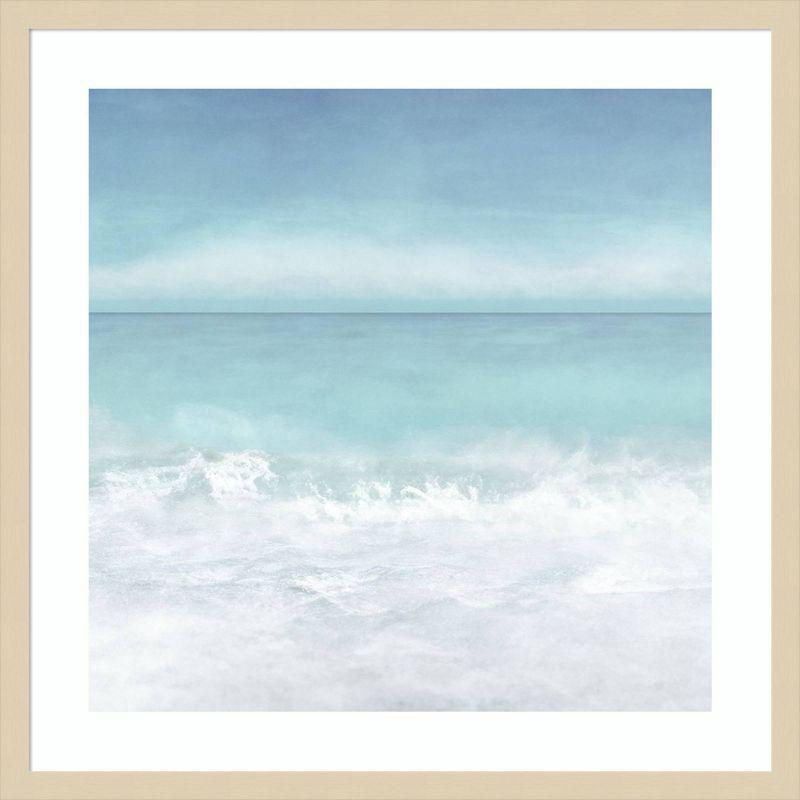 Amanti Art Tranquil Ocean Waves Beach II by Christine Zalewski Framed Wall Art Print