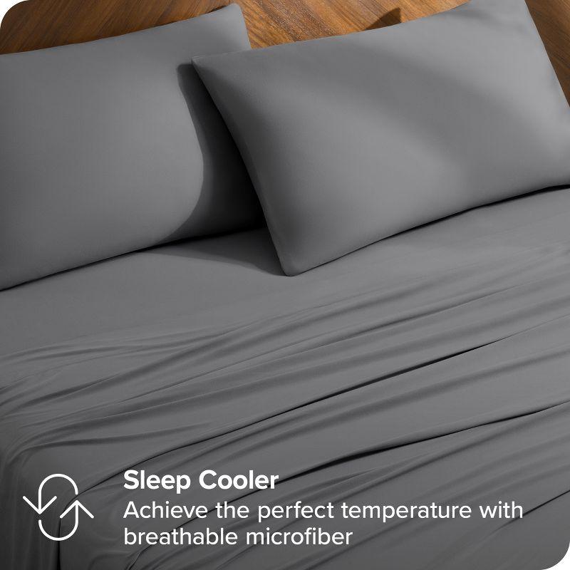 Bare Home Microfiber Stretch Sheet Set