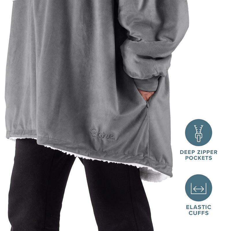 Wearable Hooded Sherpa Blanket