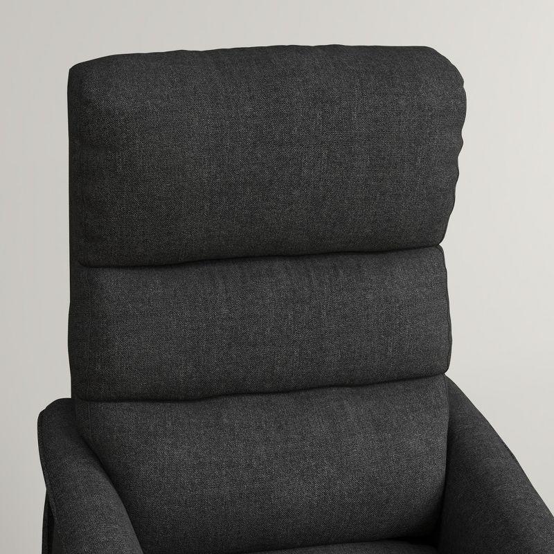 HOMCOM Power Lift Assist Recliner Chair for Elderly with Remote Control, Linen Fabric Upholstery