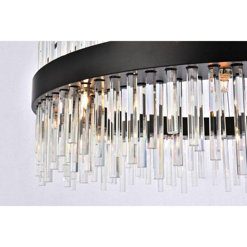 Elegant Lighting Dallas 18 - Light Chandelier in  Black