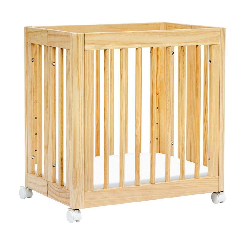 Babyletto Yuzu Natural Wood 8-in-1 Convertible Baby Crib with All Stages Conversion Kit