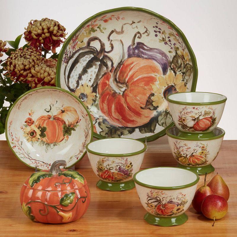 Harvest Morning Set Of 4 Soup Bowls