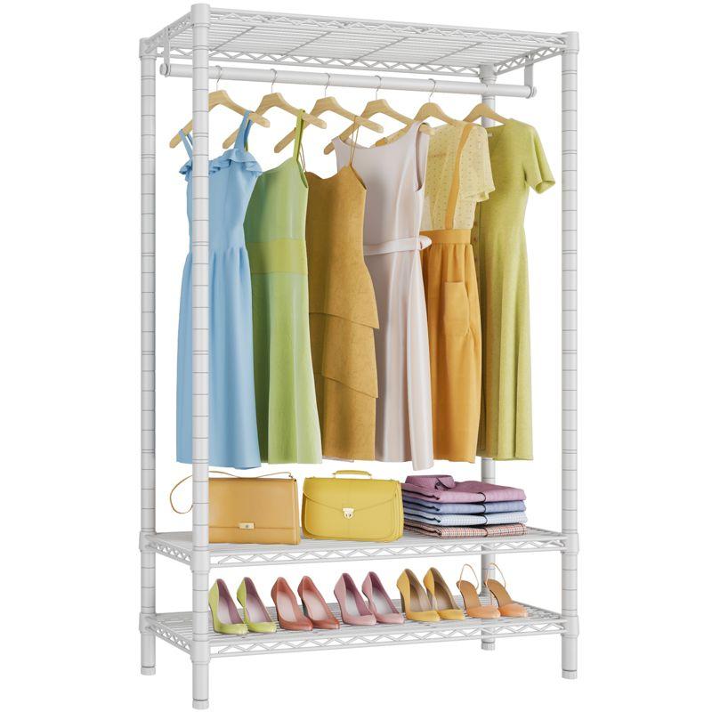 VIPEK V1S 3 Tier Wire Garment Rack Heavy Duty Clothes Rack Freestanding Wardrobe, Max Load 400LBS