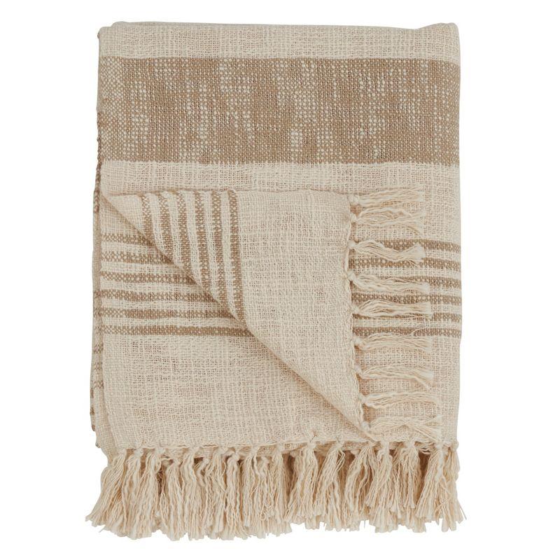 Saro Sevan Collection Hand Woven Throw Blanket