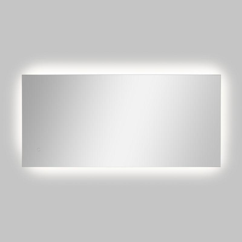 Nora Rectangular Frameless Anti-Fog Aluminum Back-lit Tri-color LED Bathroom Vanity Mirror with Smart Touch Control