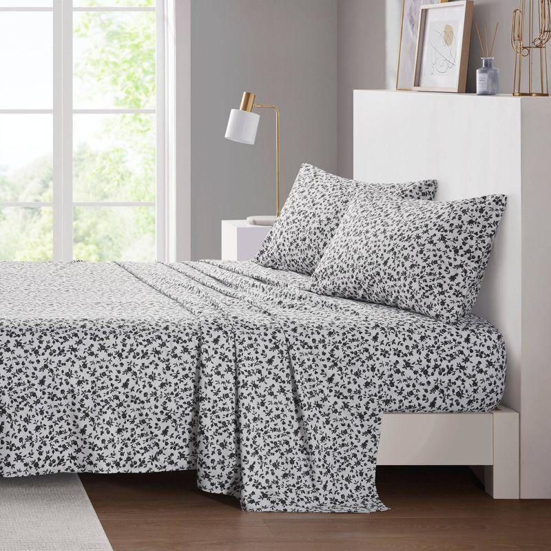 Madison Park Essentials 100% Cotton 200TC Printed Sheet Set