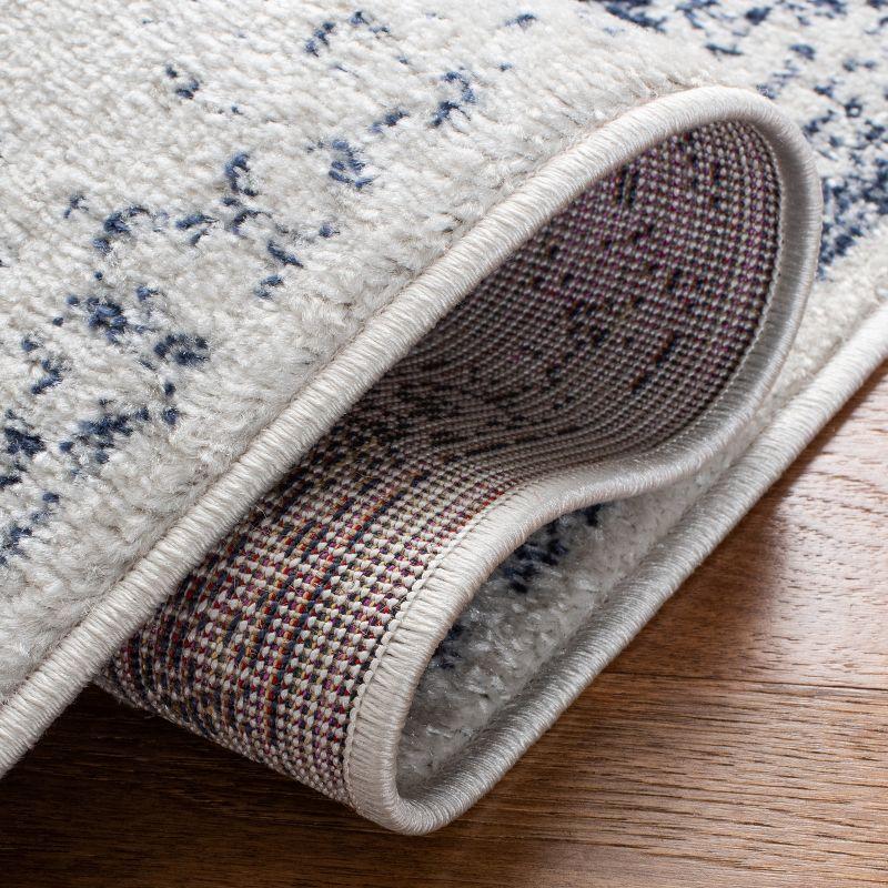Adirondack ADR109 Machine Made Indoor Area Rug - Ivory/Navy - 8'x10' - Safavieh