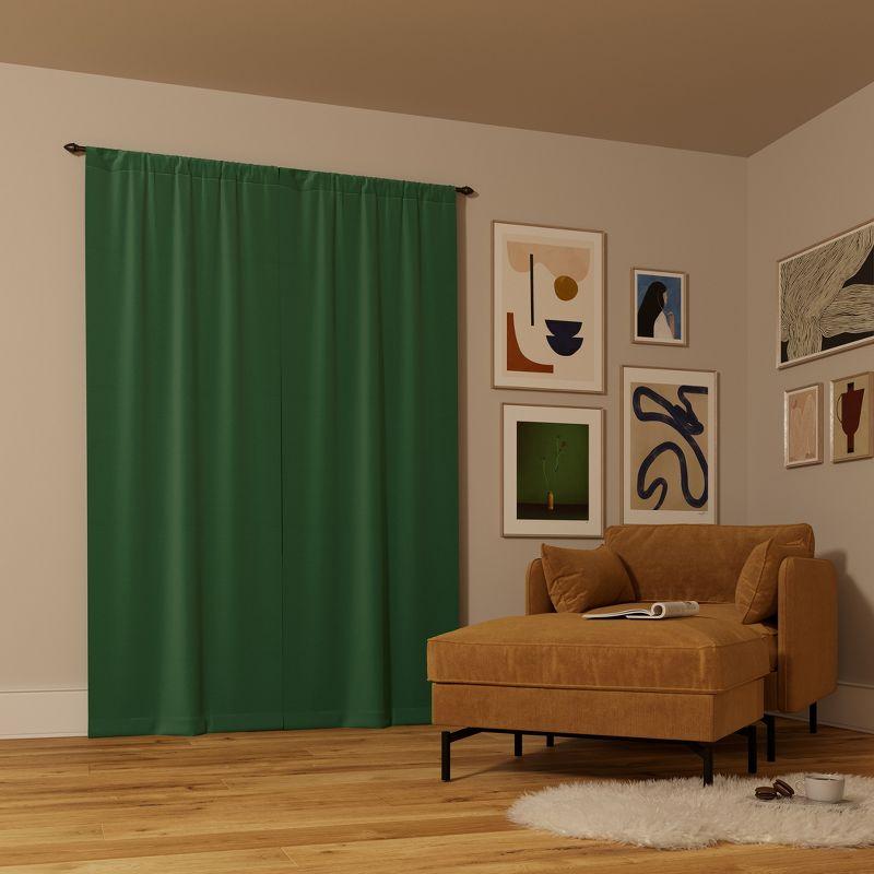 Rianna Theater Grade Extreme 100% Blackout Rod Pocket Curtain Panel