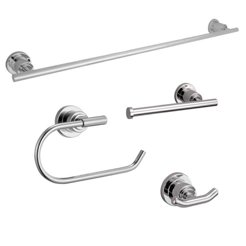 Geneva 4-Piece Bathroom Hardware Set